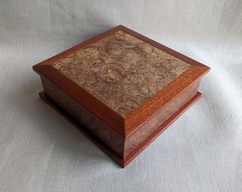 Handmade Jewelry box with lid