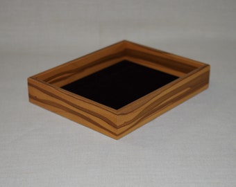 Handmade Jicarillo wood valet tray