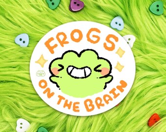 Frog Brain | Vinyl Sticker