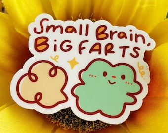 RETIRING Farting Frog | Vinyl Sticker