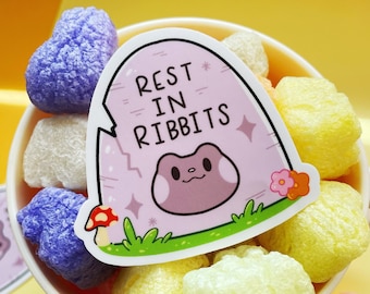 Rest in Ribbits | Vinyl Sticker