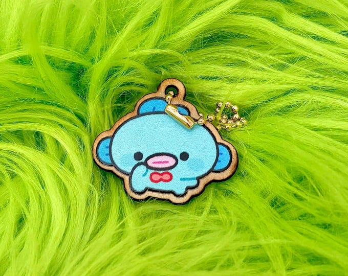 Blue Fish Man | Keychain