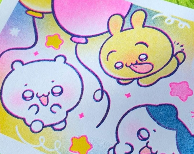 Little Freaks | Riso | Art Print