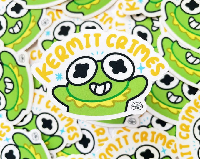 Kermit Crimes | Vinyl Sticker!
