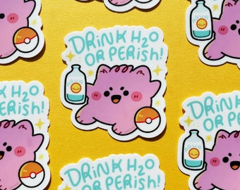 Drink H2O | Vinyl Sticker