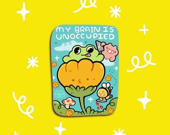 Brain Unoccupied | Frog  | Vinyl Sticker