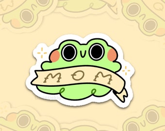 Mom Frog | Vinyl Sticker