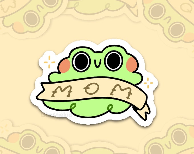 Mom Frog | Vinyl Sticker