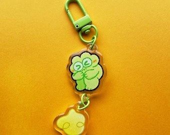 Tootin Frog Dangly Keychain