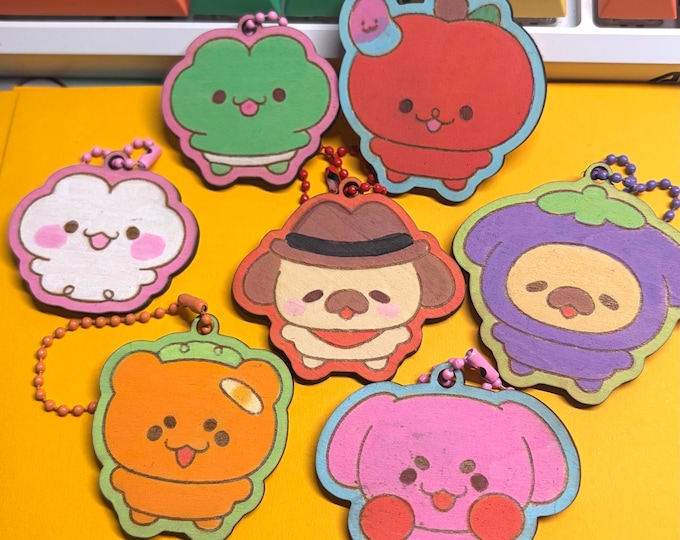 Ghostiekid Pals Keychain | Hand Painted