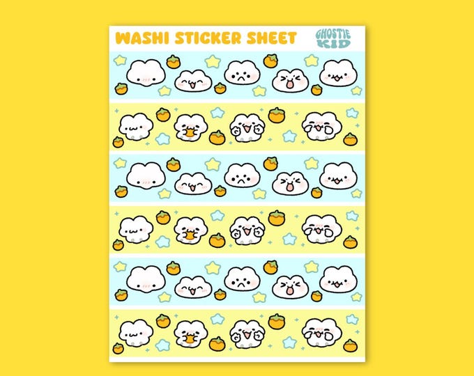 Ghost Frog Sticker Sheet
