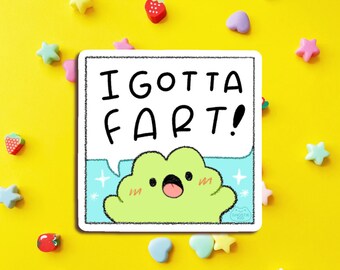 I Gotta Fart Frog | Vinyl Sticker