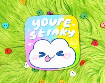 You're Stinky| Frog | Vinyl Sticker!