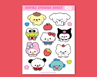 Cutie Friends Sticker Sheet