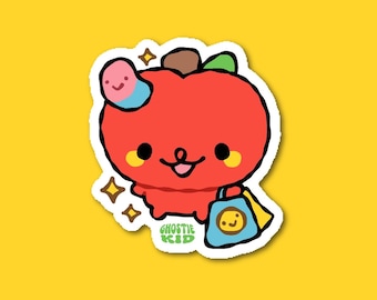 Shopping Manz Apple| Vinyl Sticker