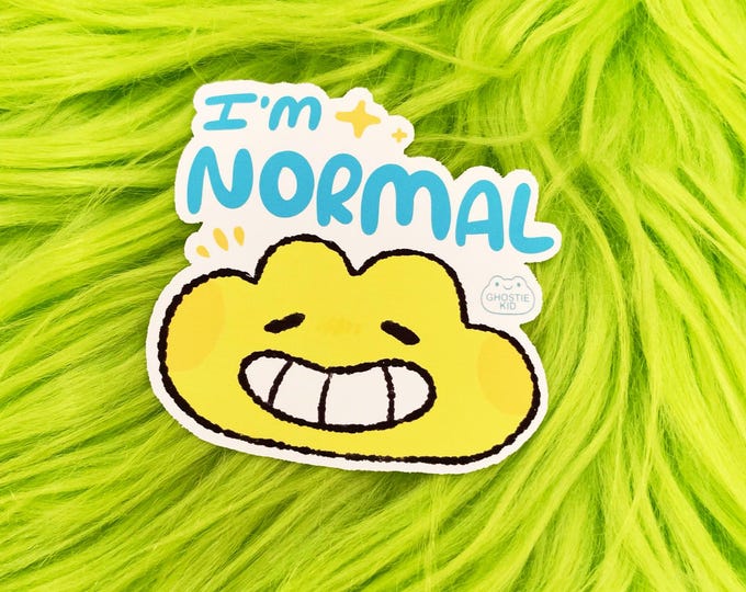 I'm Normal Frog | Vinyl Sticker