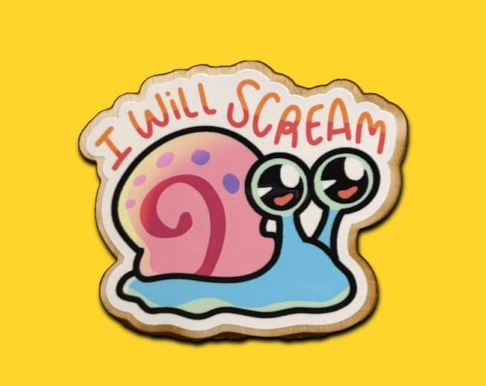 I Scream | Pin or Magnet | You Choose!
