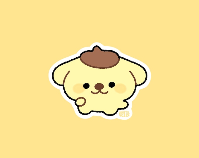 Pudding Dog | Vinyl Sticker