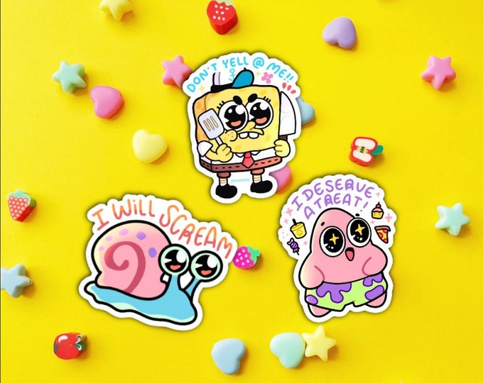 The three pals! | Vinyl Sticker