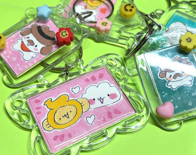 Hand drawn keychains | Each one is unique!