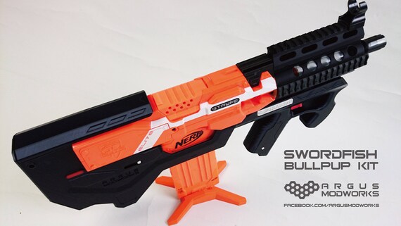 nerf stryfe bullpup kit swordfish etsy