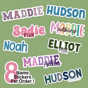 Personalized Name Stickers