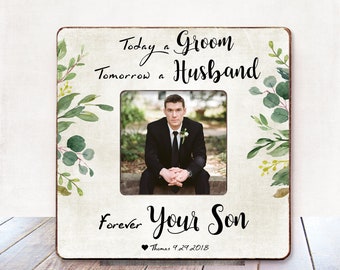 Mother of the Groom GIFT from Son Thank You Wedding Gift for Mom Wedding Frame Mother Groom Parents of the Groom Gift Today a Groom Forever