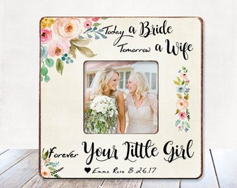 Mom wedding gift from bride mother of the bride gift Wedding thank you gift Parents gift wedding gift for mother of the bride Today a bride