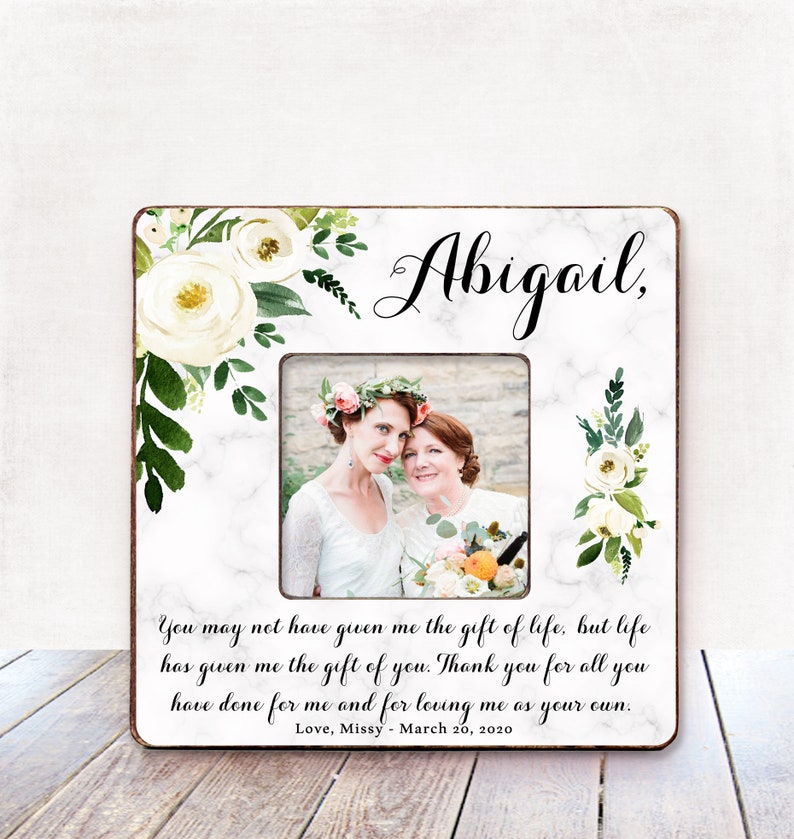 Step Mom Gift Wedding Stepmom of the Bride Gift Bonus Mom Etsy