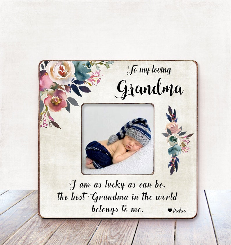 A photo frame is the first thing that comes to your mind when you think of gifts for new grandma. So why not make it more special with your own message printed on it?  Its classic design would catch her eyes instantly, and the message would touch her heart. 