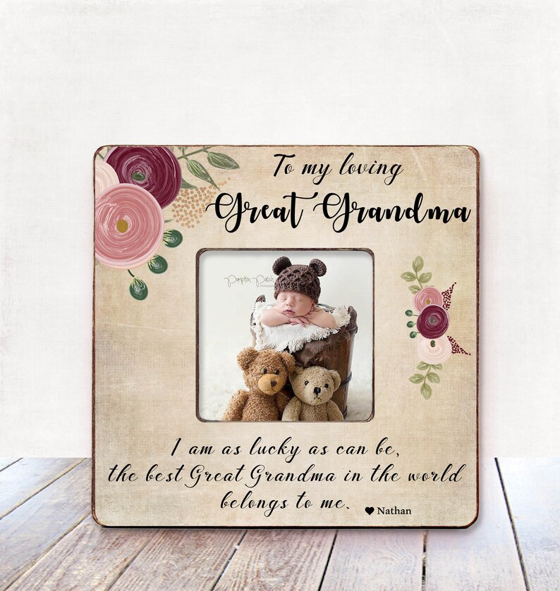 Great Grandma Christmas Gift Great Grandma Photo Frame Great Etsy