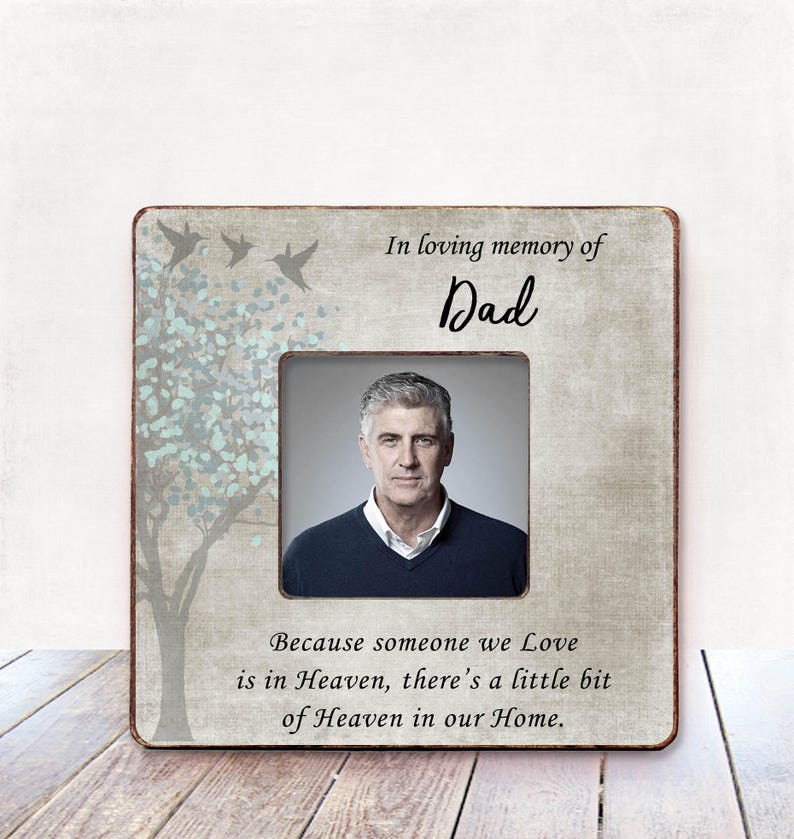 Father Memorial Frame Dad Sympathy Gift Condolences Image 0