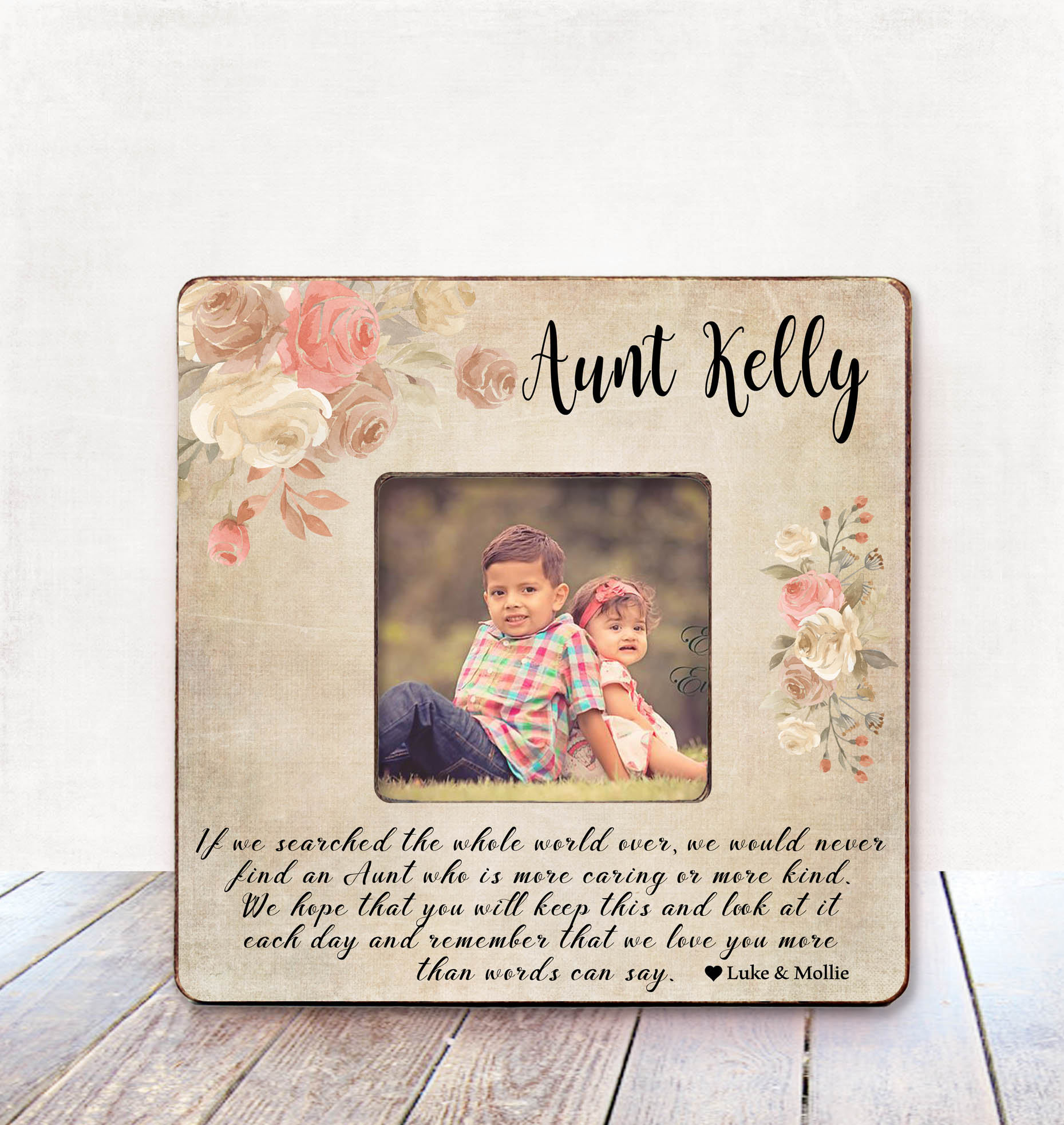 Aunt Gift Aunt Frame Auntie Gift Auntie Frame Personalized Gift Personalized Frame Aunt Birthday Gift