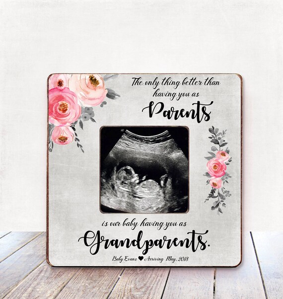 Pregnancy Reveal Mom Gift Dad Grandpa Frame The Only Image 0
