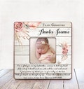 Personalized Godmother Picture Frame: Baptism Gift Keepsake