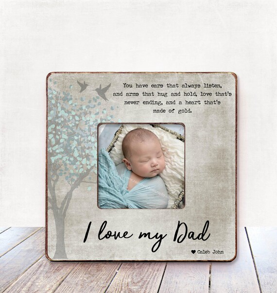dad and son photo frame