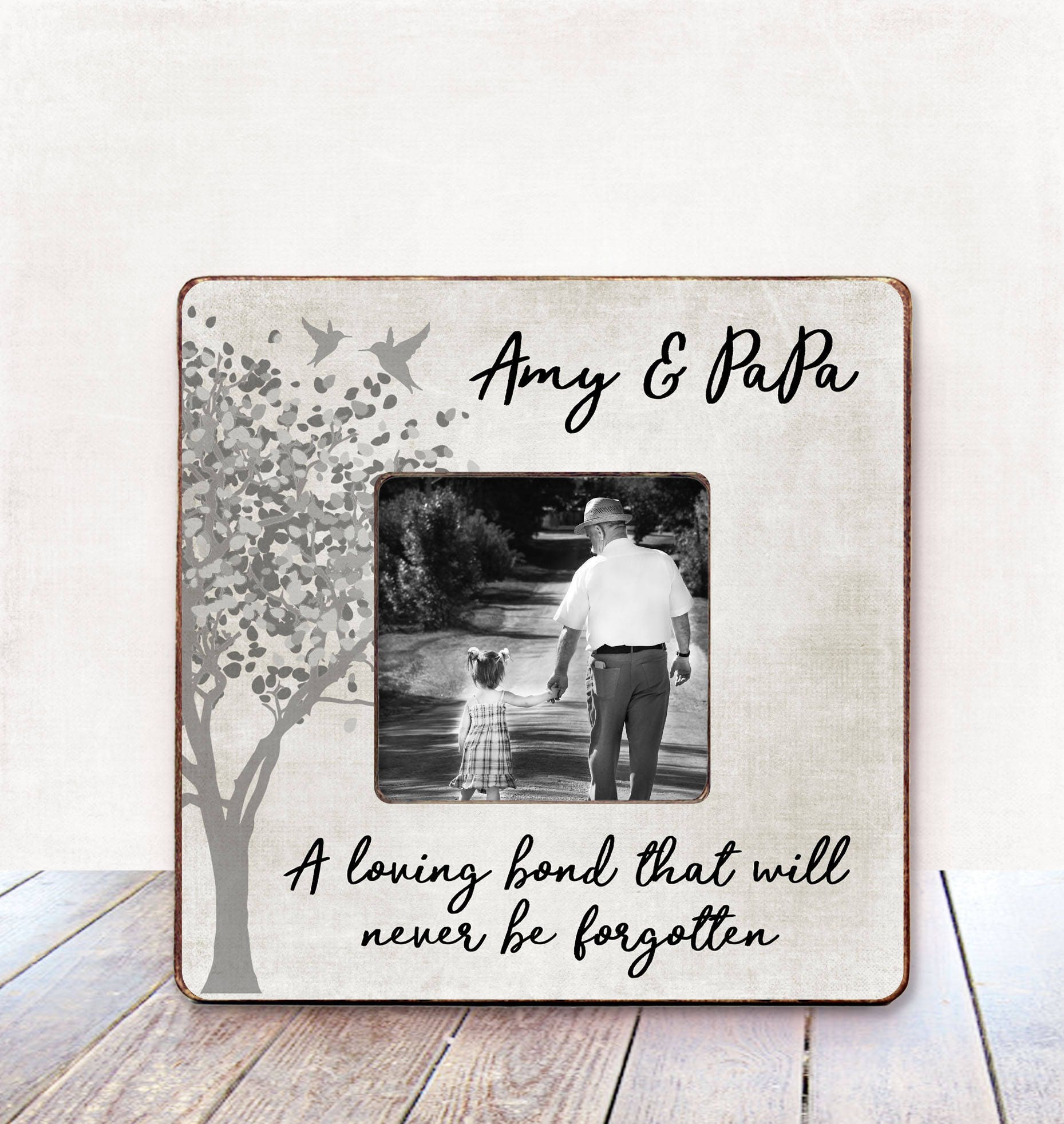 Framing Personalized Loss Frame Dad Loss Remembrance Gift Grandpa Loss