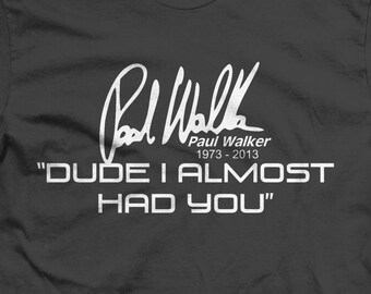 Citation De Paul Walker Etsy Canada