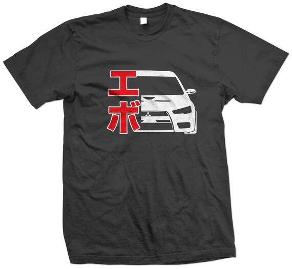 Jap imports Turbo cars AS Colour shirt JDM car T-shirt Mitsubishi Evo