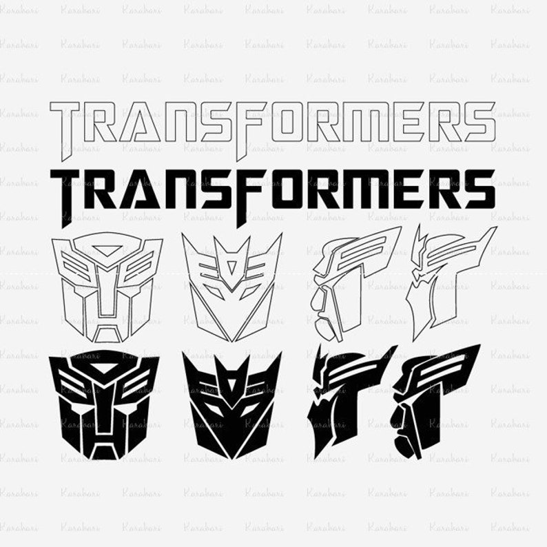 high quality transformers svg transformers logo transformers etsy high quality transformers svg transformers logo transformers original font cutting template svg eps silhouette cricut vector ai png