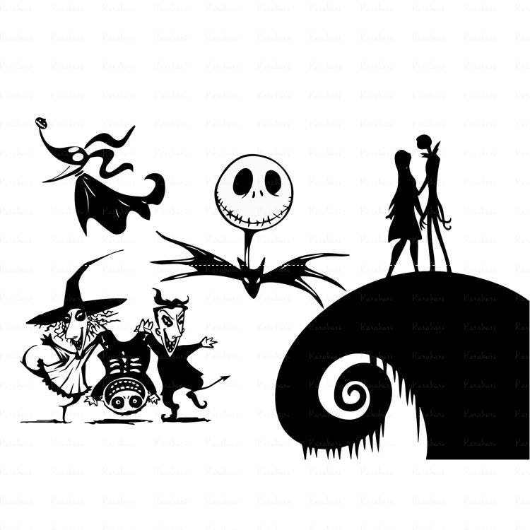 Free Svg Files Nightmare Before Christmas - 2220+ DXF Include