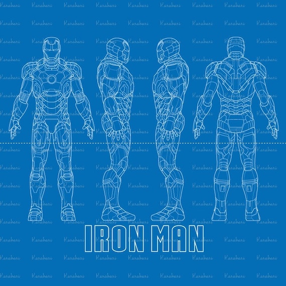Iron Man Classic Blueprints