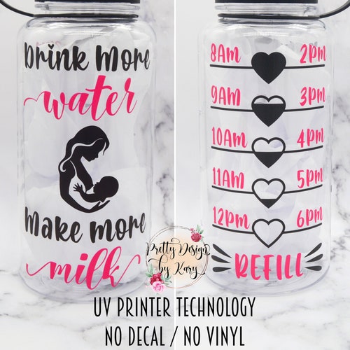 Breastfeeding Tumbler Breastfeeding Water Bottle Tracker Etsy