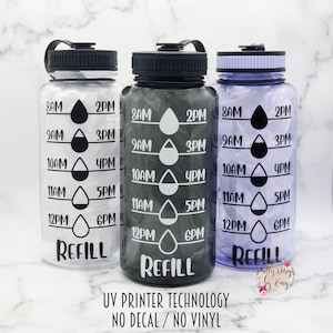 Water Bottle Tracker | Motivational Water Bottle | Water Bottle With Hourly Time Tracker | Time Stamp Water | Tracker Tumbler |
