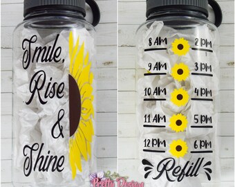 Download Motivational Water Bottle Unicorn Suck It Up Butter Cup | Etsy