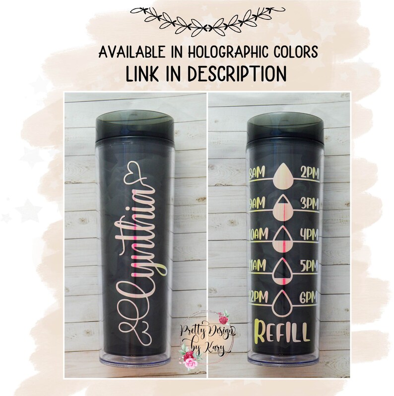 personalized water bottle tracker