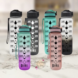 Water Bottle Personalized | Water Bottle with Straw | Custom Water Bottle | Custom Tumbler | Water Bottle With Tracker |Personalized Tumbler
