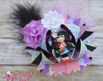 Minnie Mouse OTT Bow/ ott bows/ Girl/ Boutique Bow /Girl Bow/ hair accessories/ red bow/ red bow/ hair big bow/ princess bow/