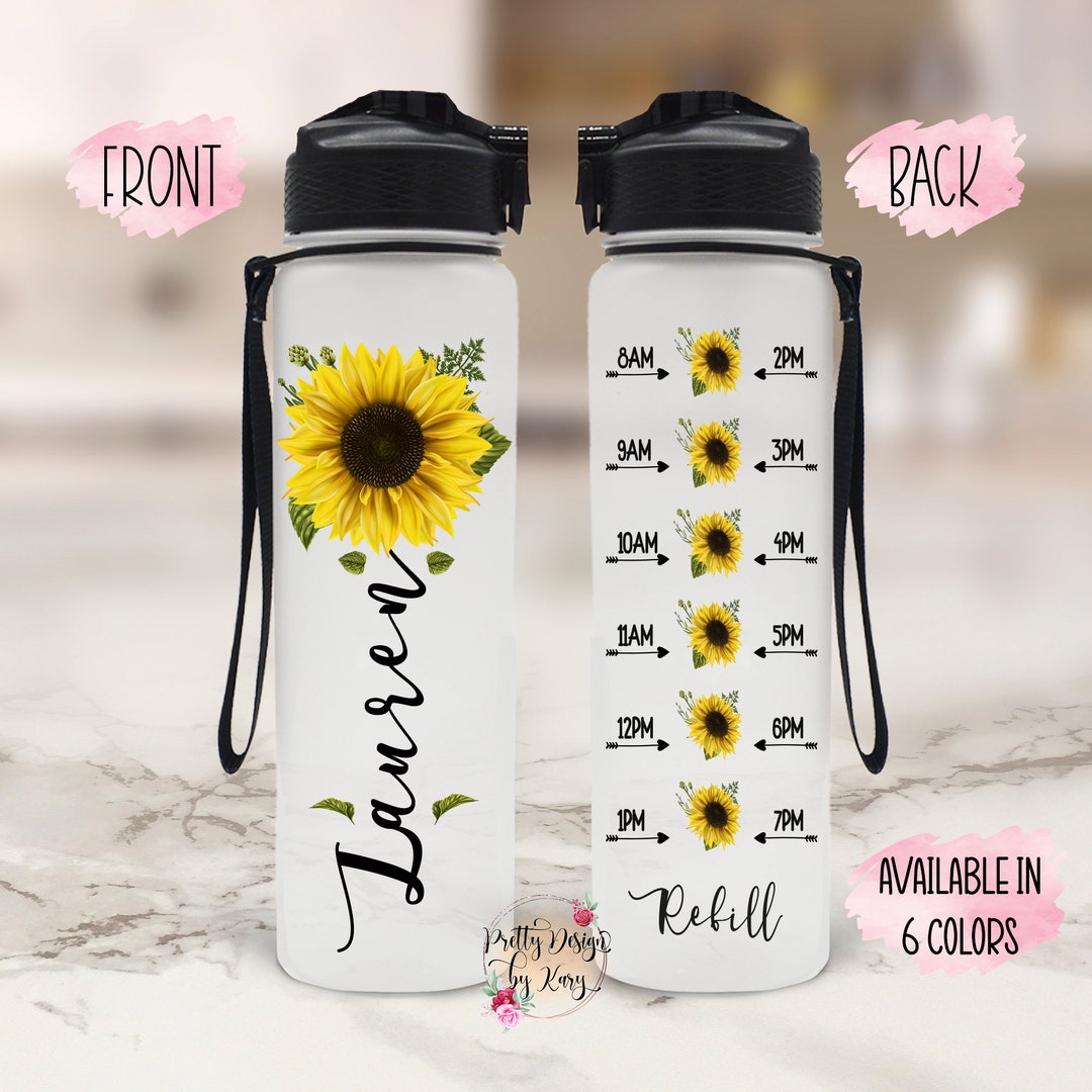 Sunflower Tumbler Sunflower Cup Sunflower Water Bottle Sunflower Gifts