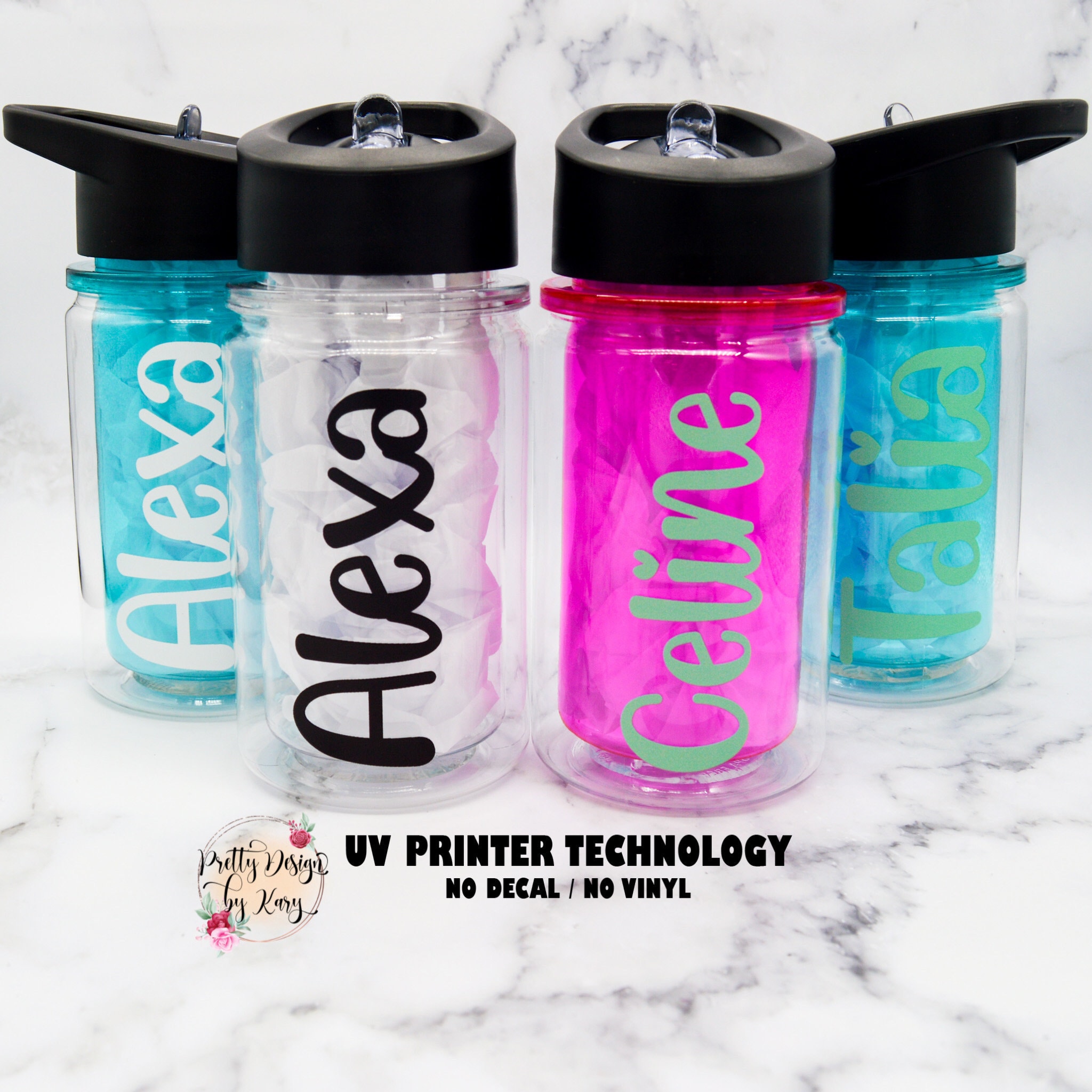 Personalized Water Bottle Kids Water Bottle Bridal Party - Etsy